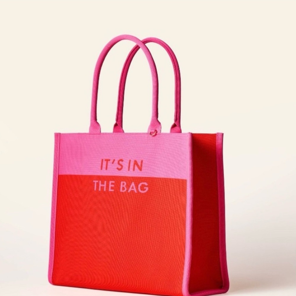 Colorblock Knit Tote Bag - kate spade new york x Target Pink/Red